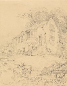 キャッスルエーカー修道院、ノーフォーク 作： John Sell Cotman